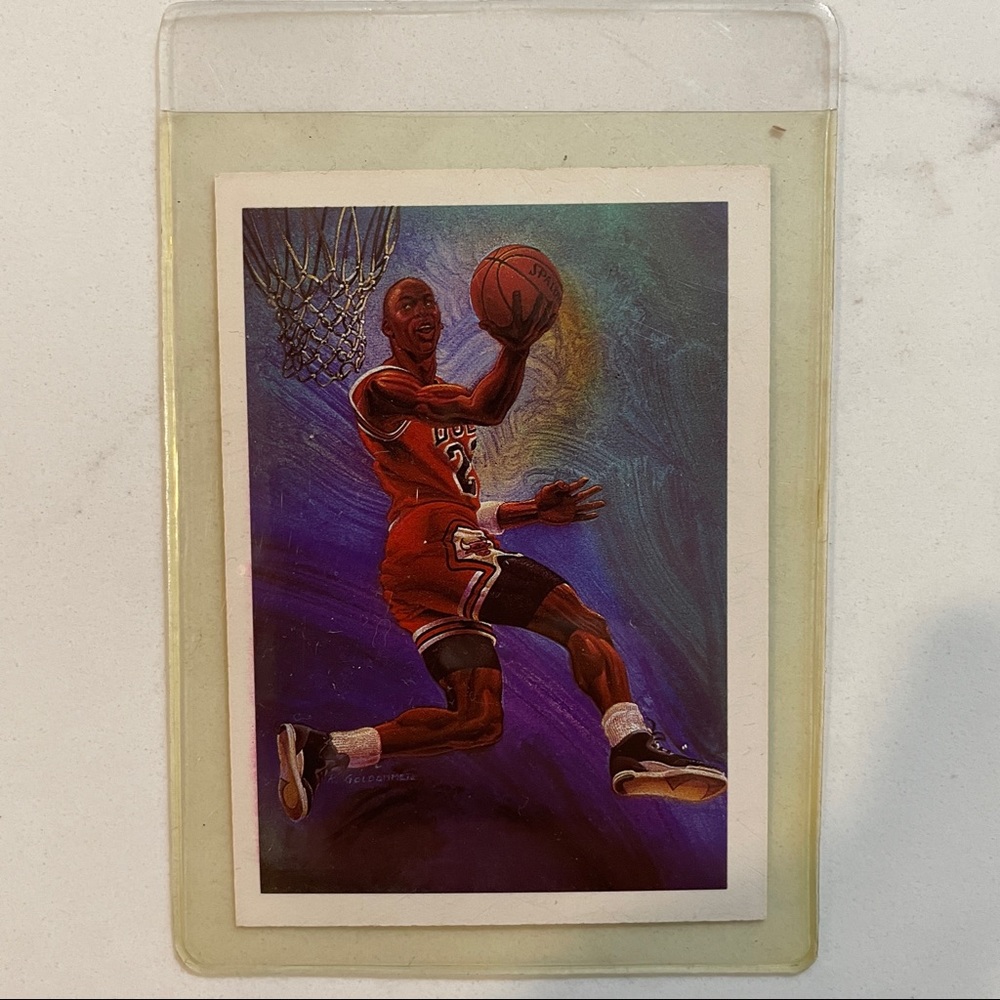 Michael Jordan 1990 Official NBA Basketball Card